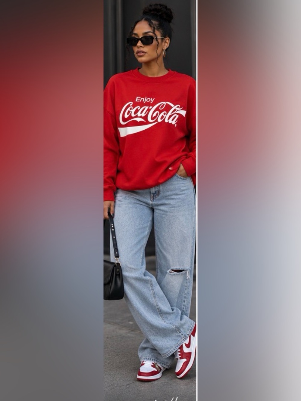 Coca Cola Red Logo Crewneck Sweater - Men or Women’s